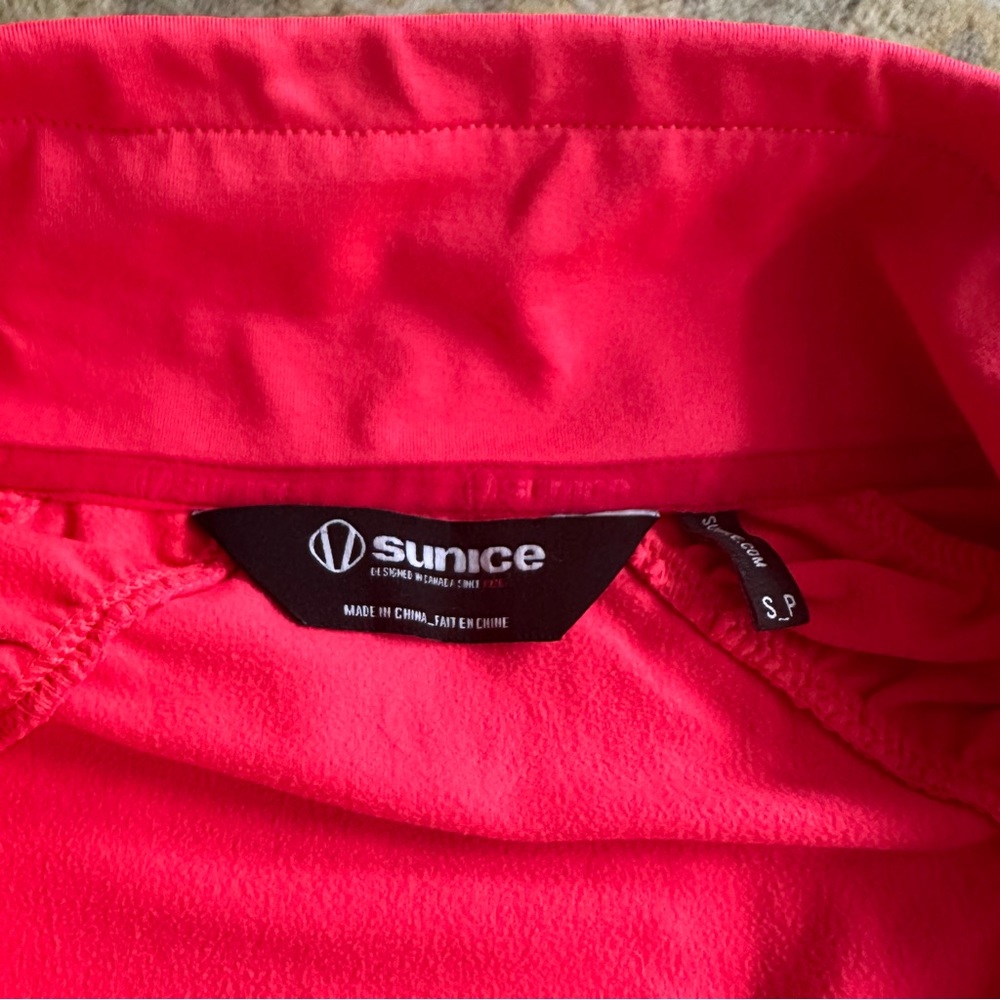 Sunice Neon Pink Ruched Jacket Small - Picture 8 of 13